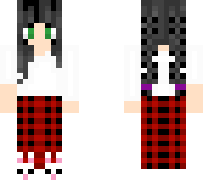 braided black hair girl with cute pajamas (updated)