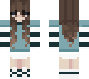 brown hair big sweater girl cute