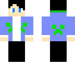 cool blue creeper jacket boy