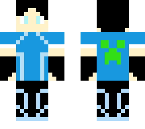cool blue spring boy
