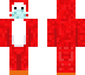 corona red penguin (steve) (textured)