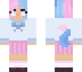 cotton candy school girl