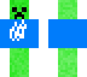creeper but with preston merch