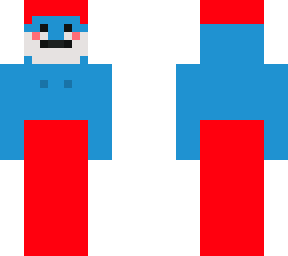 flat toned papa smurf
