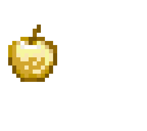 golden appel pixel art