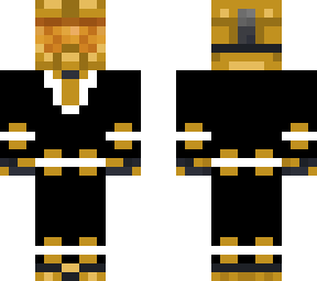 golden master chief from halo with a tuxedo