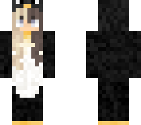half blonde half brown, penguin