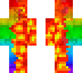 lava/rainbow steve