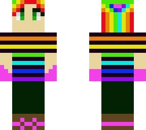 rainbow girl