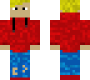 red hoodie