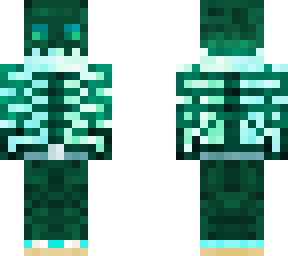 teal skeleton