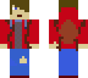 tj with backpack