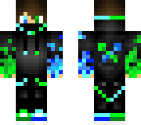 toxic green anda blue boy