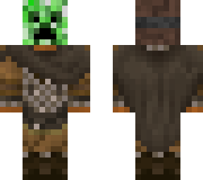 viking cool black guy with creeper mask