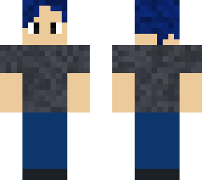 yo con pelo azul