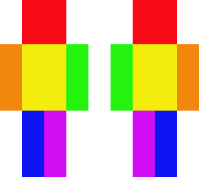 a literal rainbow (i did not have enough for a legit rainbow sry)