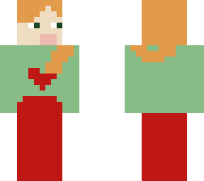 alex wearing a long red dress