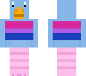 bi blue flamingo