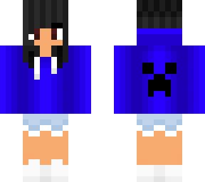 blue creeper girl
