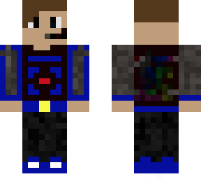 blue gamer boy