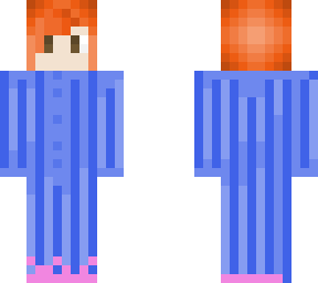blue pajamas