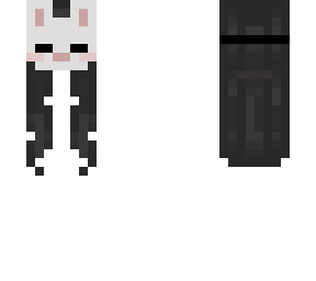 bunny mask base w/ hair