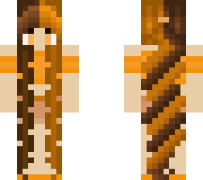 chocolate and peanut butter hair girl