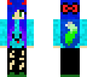 cool devil wolf girl