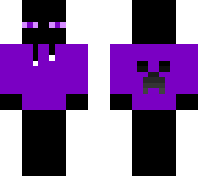 enderman purple hoodie