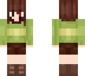 evil undertale chara (girl)