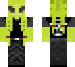 fit fisto with a green neck