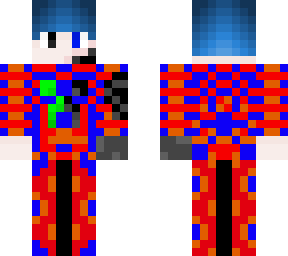 half robot(blu hair version)
