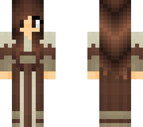 medieval robes - long hair and hands - hair fix 2