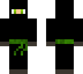 ninja with green ribbon