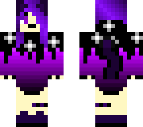 purple wolf girl