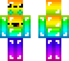 rainbow derp holding other rainbow derp