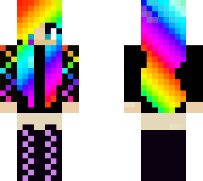 rainbow gamer girl hb by xxnightxforestxx one of my followers!