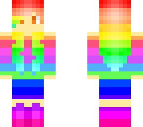 rainbow girl