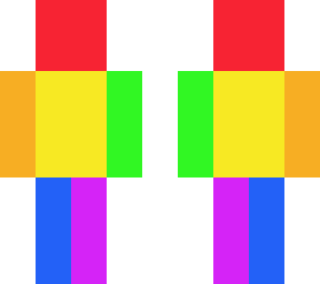 rainbow skin