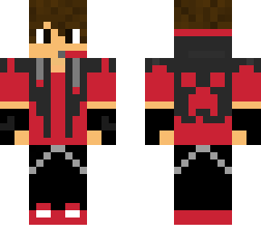 red minecraft gamer