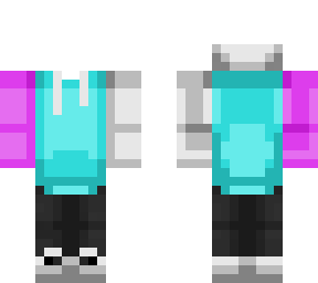 three-colored hoodie