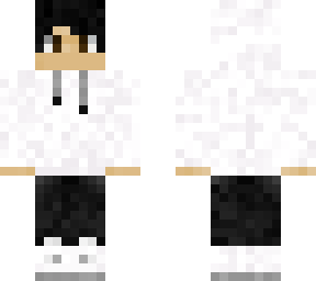 white hoodie boy
