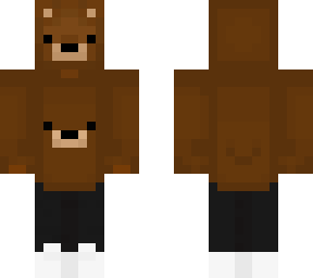 bear sweatshirt (not my skin give credit to samuthelegend)