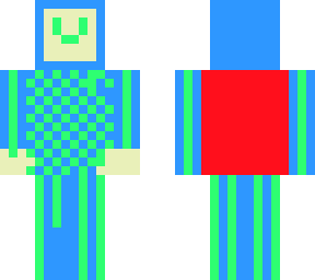 blue and green cool boy
