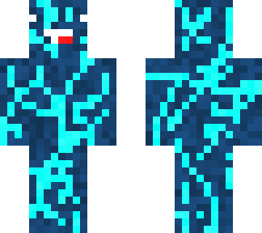 blue magma man
