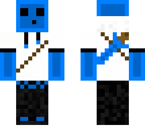 blue smile whit sword