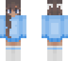 blue sweater girl