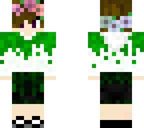 boy with flower crown and green hoodie