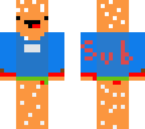 cool burger man with green belt