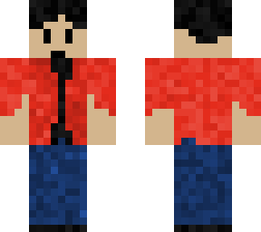 cool enderman shirt guy
